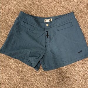 Man’s Vintage Uzzi Amphibious Board-Shorts - Teal- Size 9